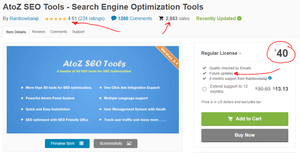 buy seo php script to create seo tool website