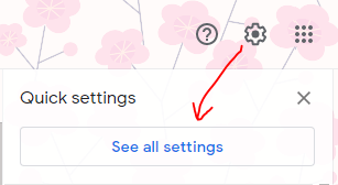 go to Gmail settings